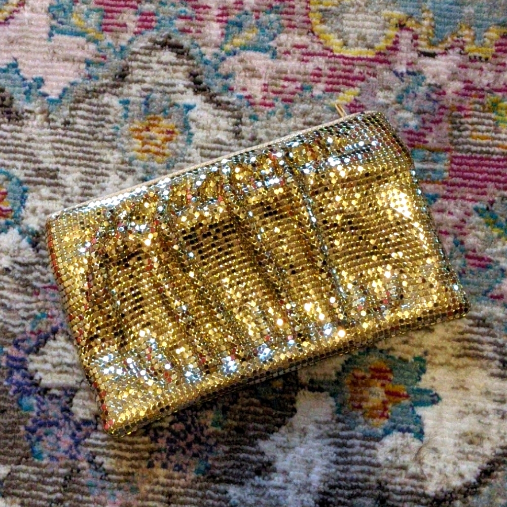 BCBG Gold Clutch